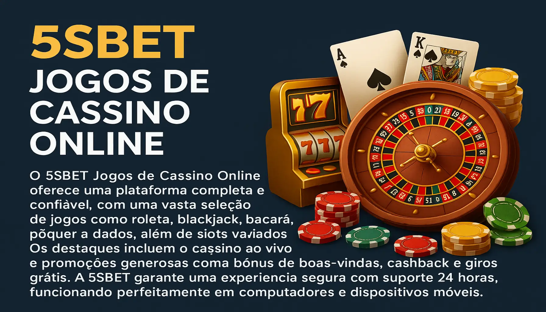 Jogos de cassino online 5SBET