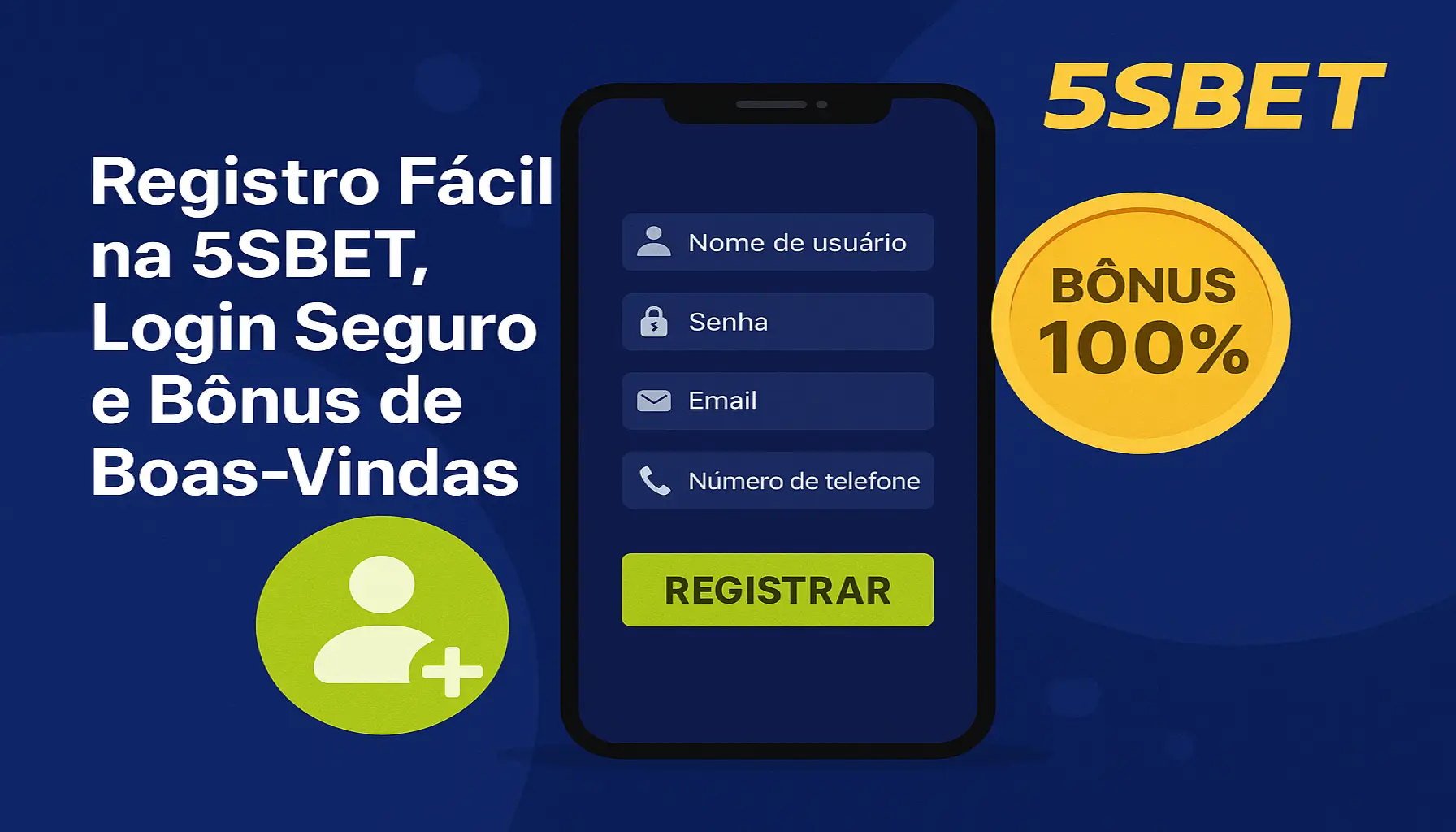 Não Perca tempo, o rRgistro na site 5SBET